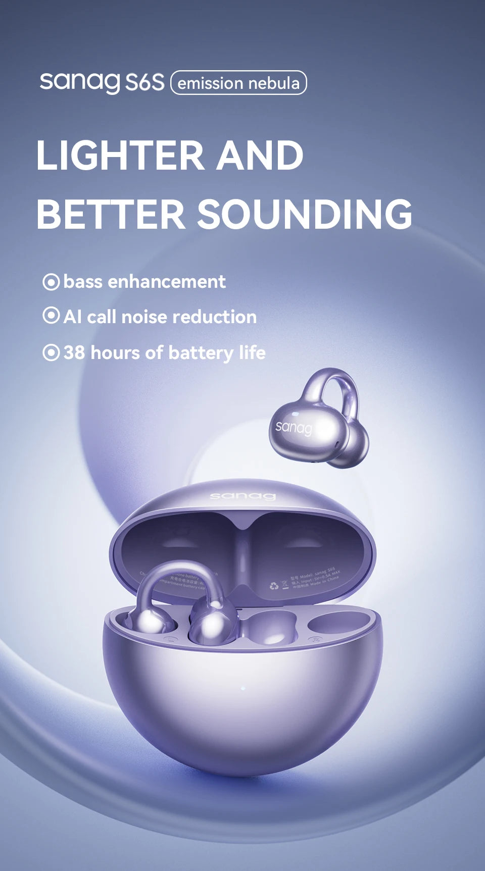 Sanag S6S Ear Earphone
