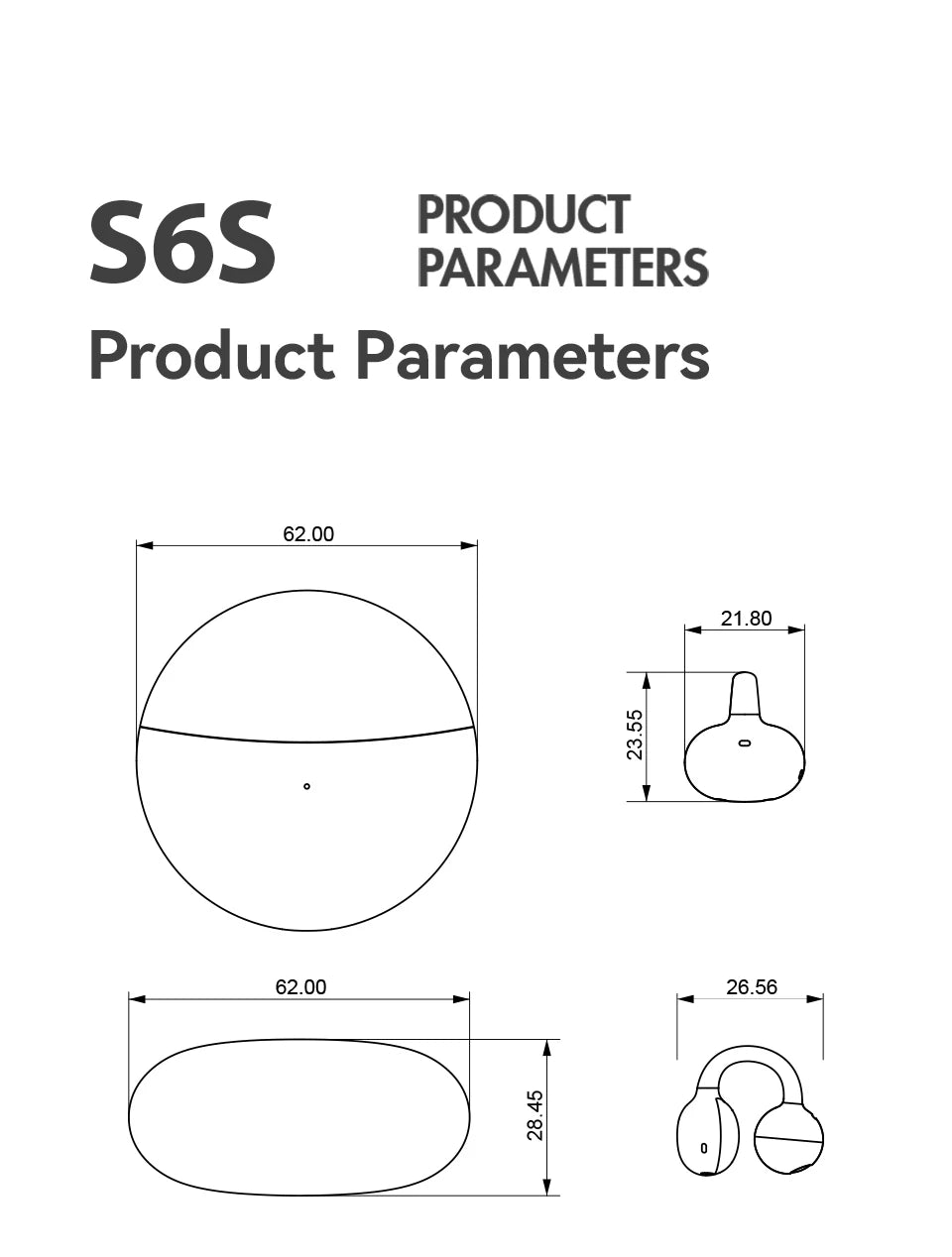 Sanag S6S Ear Earphone