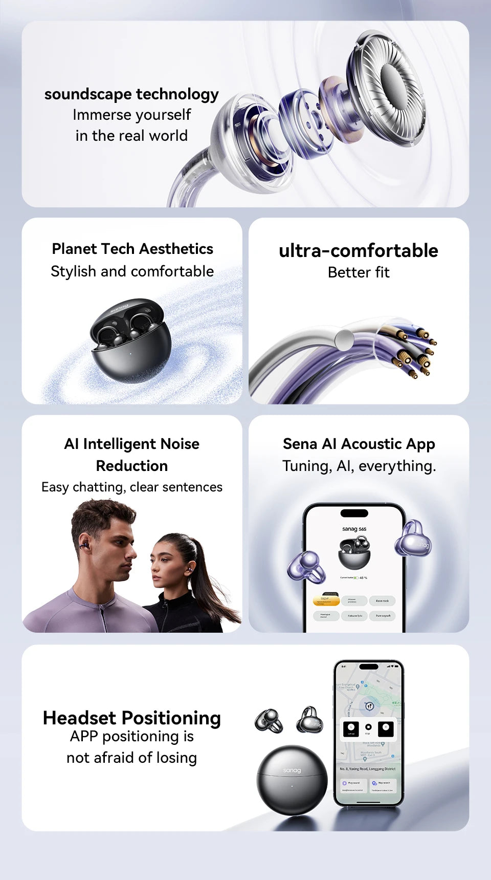 Sanag S6S Ear Earphone